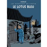POSTER COVER: #05 - Le Lotus Bleu (Colourised)