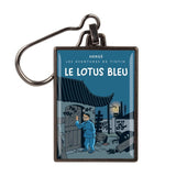 METAL KEYRING: The Blue Lotus (Colour)